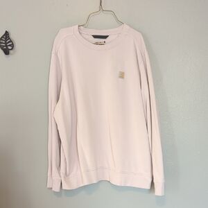 Carhartt Relaxed Fit Ladies Dusky Purple Pink Crewneck Patch Sweatshirt XL